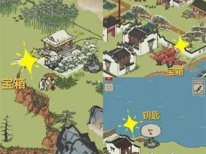 江南百景图徽州府探险：歙县双鲤钥匙宝箱位置大全