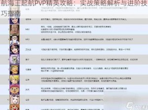 航海王起航PVP精英攻略：实战策略解析与进阶技巧指南