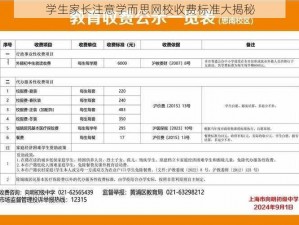 学生家长注意学而思网校收费标准大揭秘