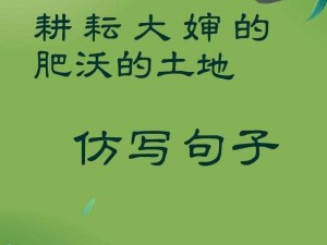 大婶的肥沃的土地,在大婶的肥沃的土地上，到底发生了什么？