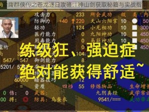 金庸群侠传之苍龙逐日攻略：神山剑获取秘籍与实战指南