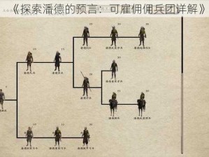 《探索潘德的预言：可雇佣佣兵团详解》