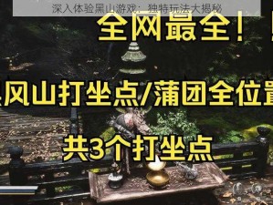 深入体验黑山游戏：独特玩法大揭秘