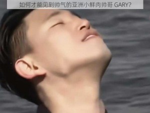 如何才能见到帅气的亚洲小鲜肉帅哥 GARY？