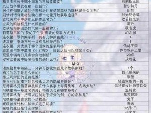 奇迹暖暖 2023 奇迹大陆知识问答答案大全，你知道多少？