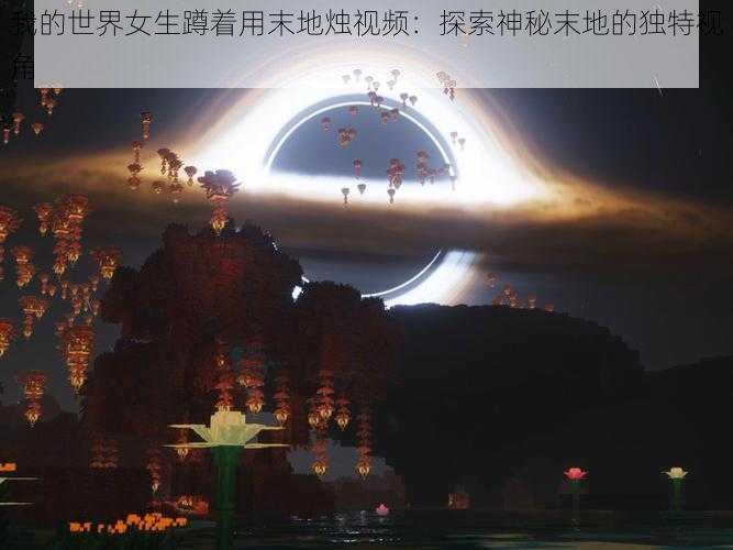 我的世界女生蹲着用末地烛视频：探索神秘末地的独特视角