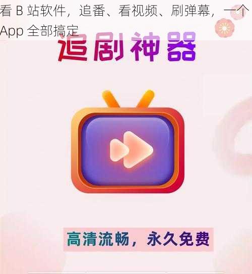 看 B 站软件,追番、看视频、刷弹幕,一个 App 全部搞定