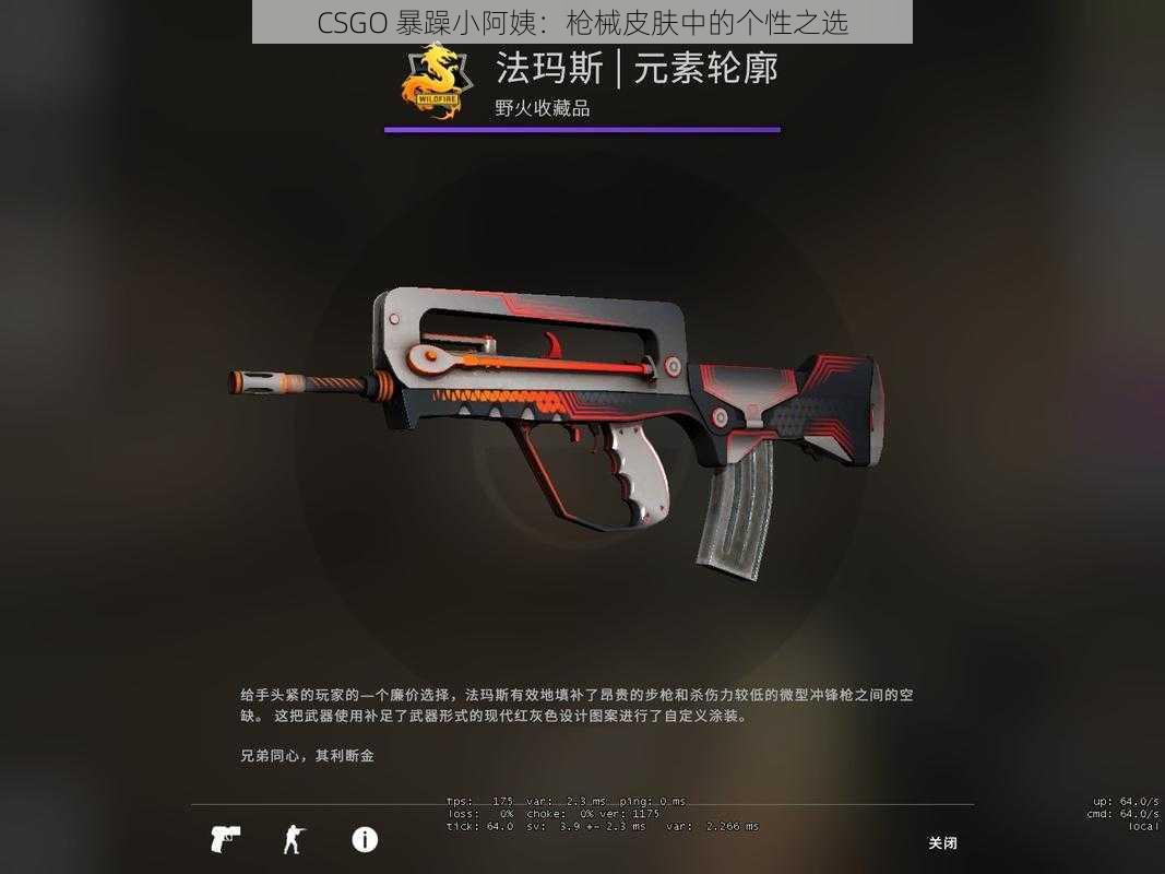 CSGO 暴躁小阿姨：枪械皮肤中的个性之选