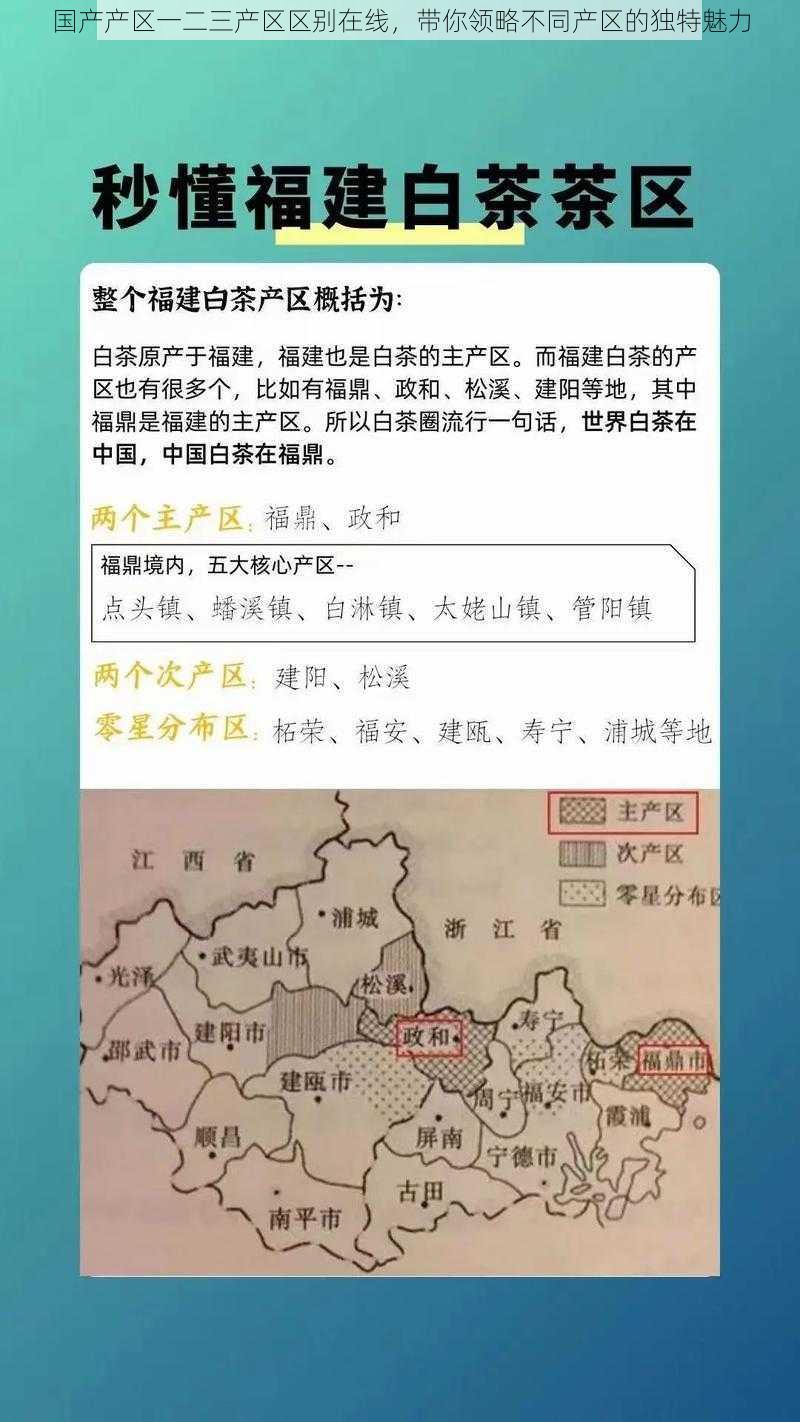 国产产区一二三产区区别在线，带你领略不同产区的独特魅力