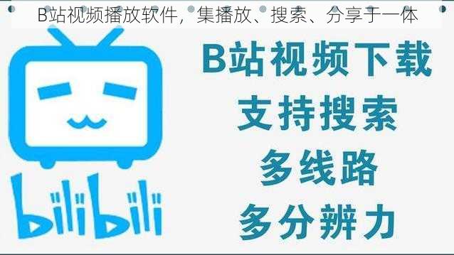 B站视频播放软件，集播放、搜索、分享于一体