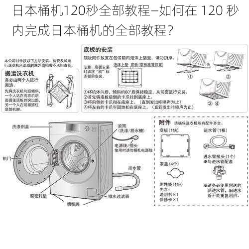 日本桶机120秒全部教程—如何在 120 秒内完成日本桶机的全部教程？