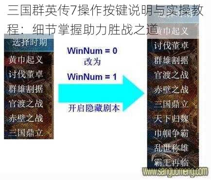 三国群英传7操作按键说明与实操教程：细节掌握助力胜战之道