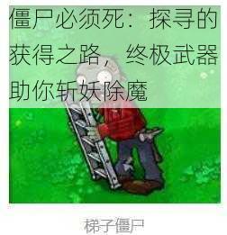 僵尸必须死：探寻的获得之路，终极武器助你斩妖除魔