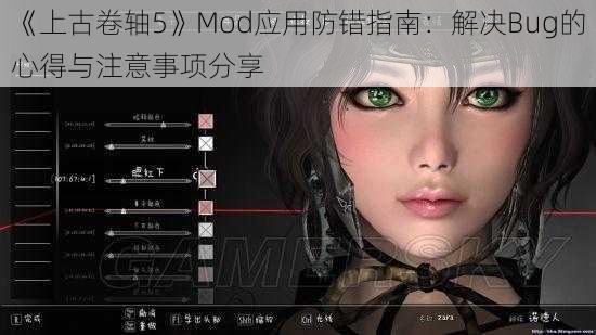 《上古卷轴5》Mod应用防错指南：解决Bug的心得与注意事项分享