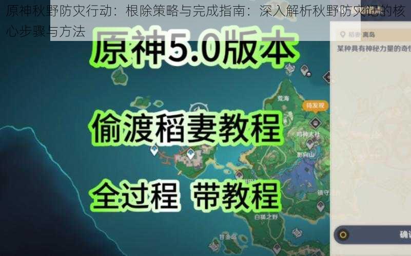 原神秋野防灾行动：根除策略与完成指南：深入解析秋野防灾记的核心步骤与方法