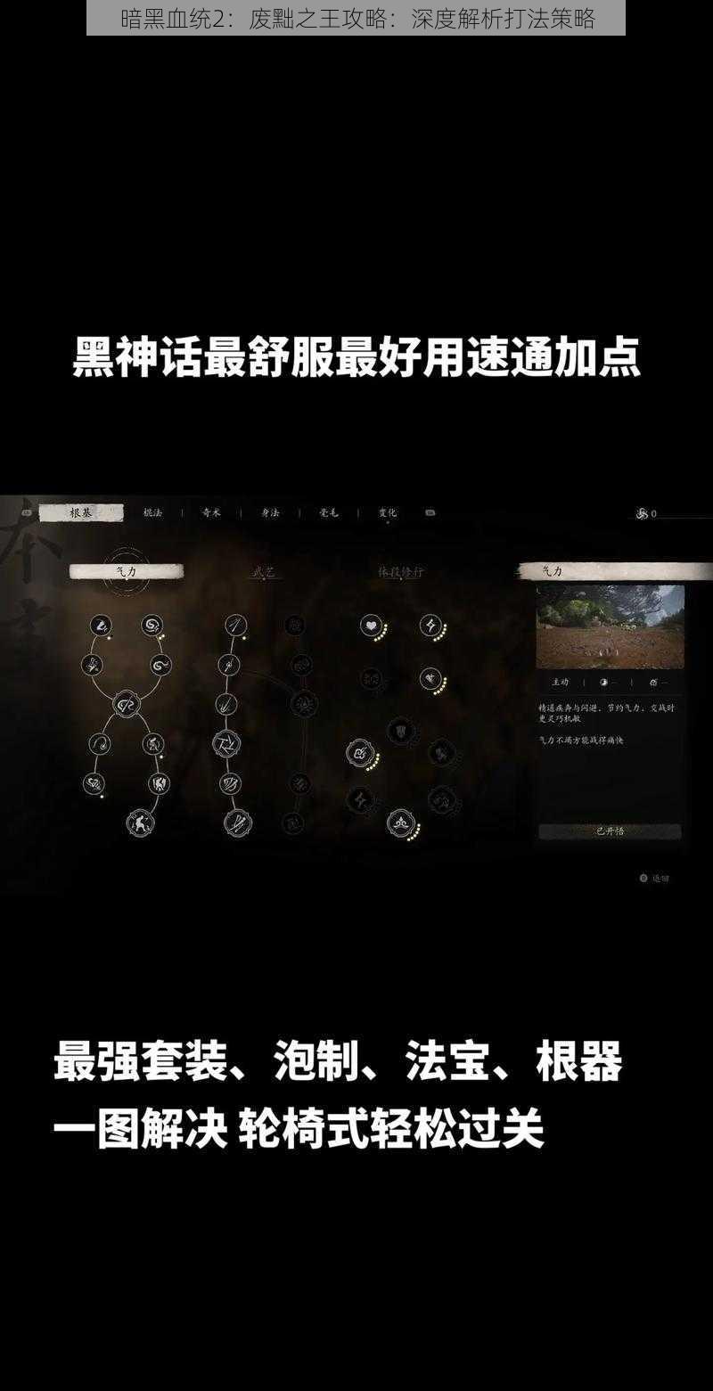 暗黑血统2：废黜之王攻略：深度解析打法策略