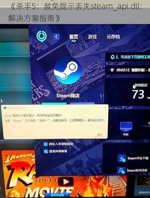 《杀手5：赦免提示丢失steam_api.dll：解决方案指南》