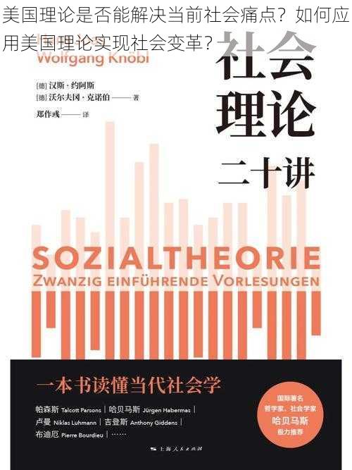 美国理论是否能解决当前社会痛点？如何应用美国理论实现社会变革？