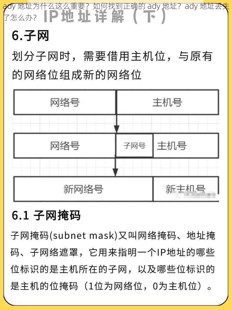 ady 地址为什么这么重要？如何找到正确的 ady 地址？ady 地址丢失了怎么办？