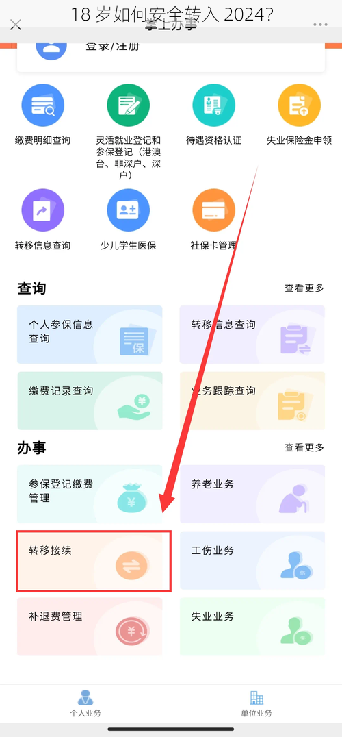 18 岁如何安全转入 2024？