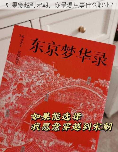 如果穿越到宋朝，你最想从事什么职业？