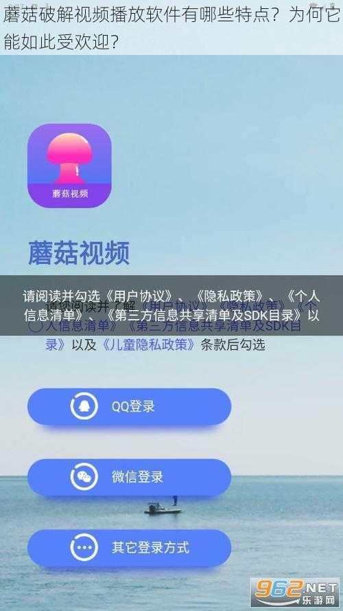 蘑菇破解视频播放软件有哪些特点？为何它能如此受欢迎？