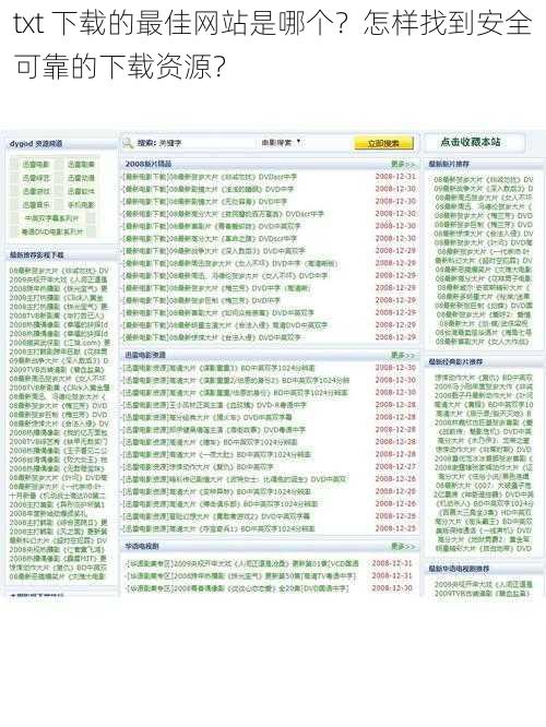 txt 下载的最佳网站是哪个？怎样找到安全可靠的下载资源？