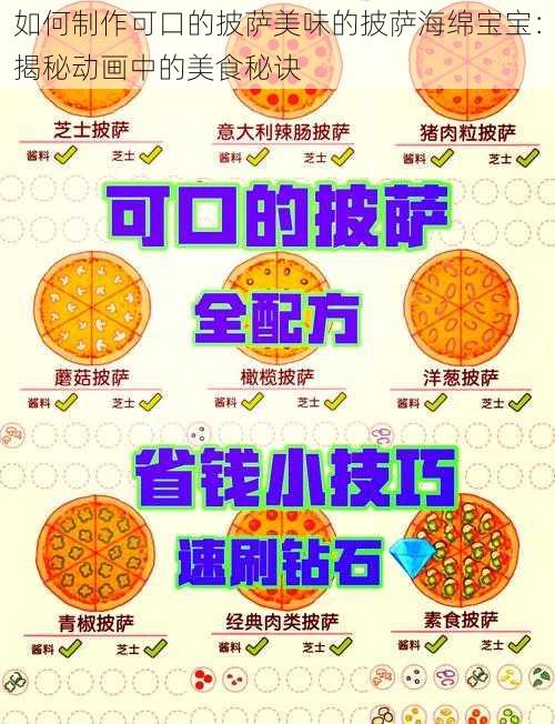 如何制作可口的披萨美味的披萨海绵宝宝：揭秘动画中的美食秘诀